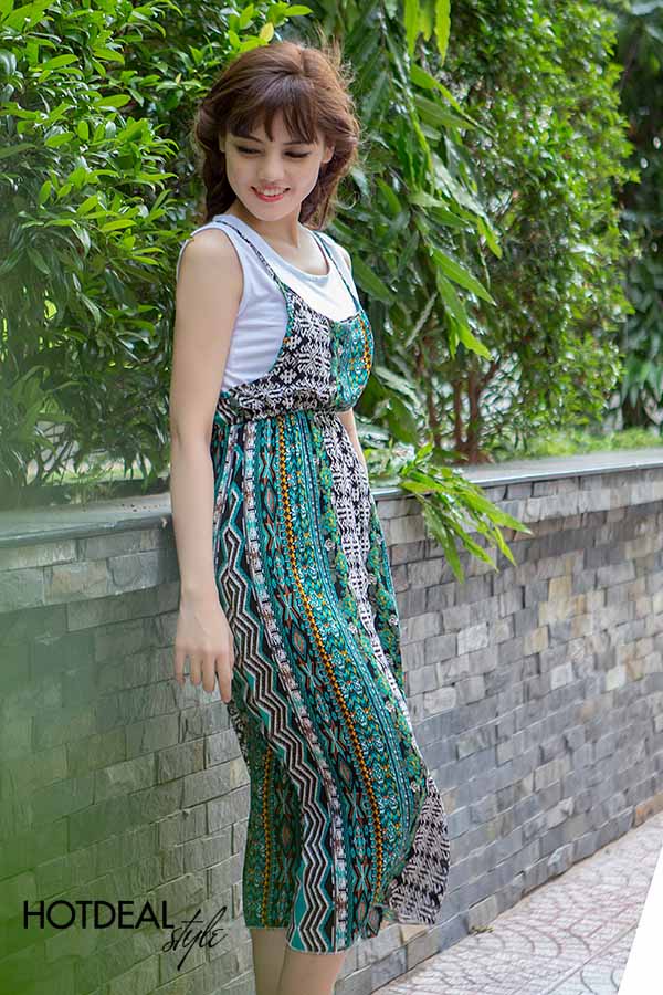 Đầm Maxi Phong Cách Hàn Quốc