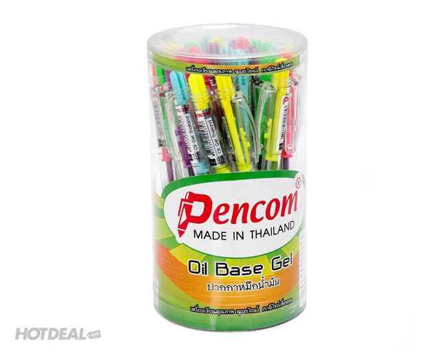 Hộp 30 Bút Bi Dầu Pencom Made In Thailand- Mẫu Mới