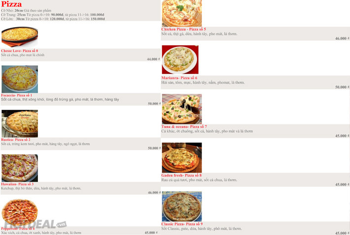 Combo Pizza, Mỳ Ý Dành Cho 2 Người Tại Hệ Thống Pizza Box