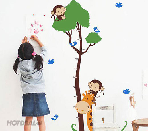Bộ Sưu Tập Decal Dán Tường Thước Đo Chiều Cao Cho Bé