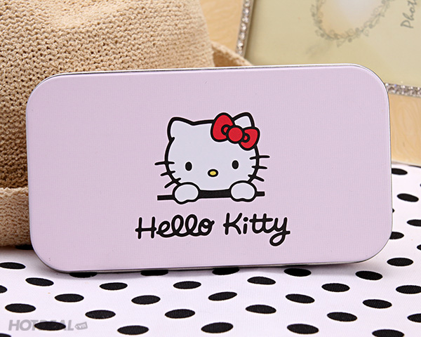 Bộ Cọ Hello Kitty Xinh Xắn Dạng Hộp Bỏ Túi