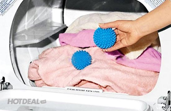 Combo 02 Banh Giặt Siêu Sạch Dryer Balls