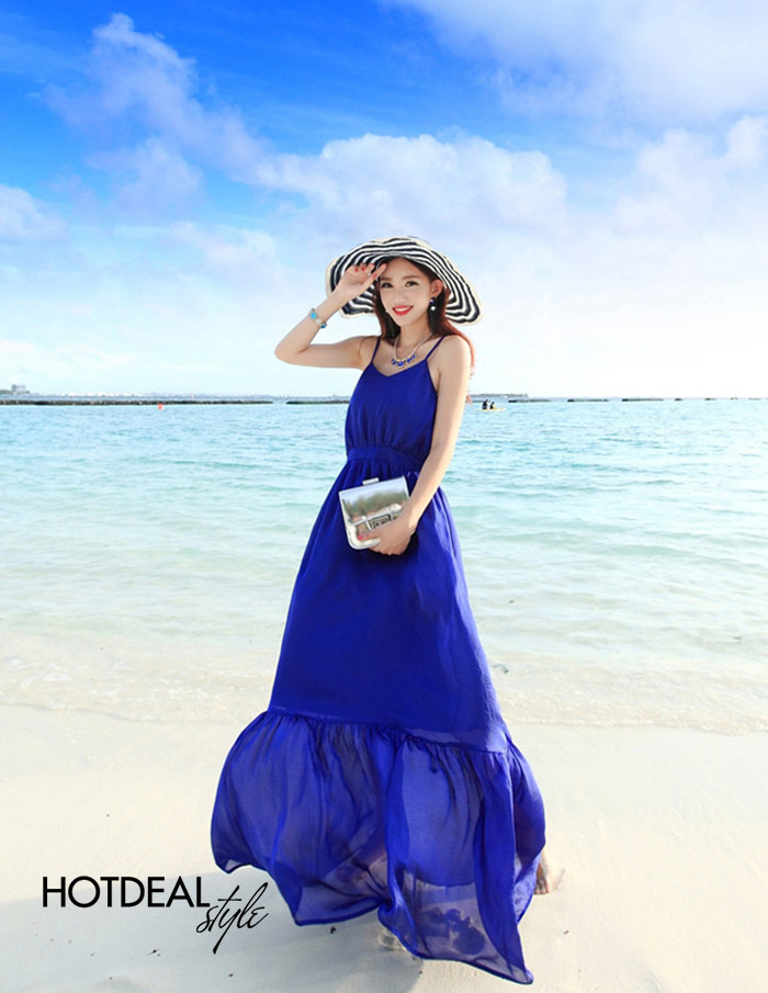 Đầm Maxi Đuôi Cá Bãi Biển