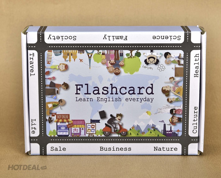 Bộ Flashcard học 400 Từ Vựng Tiếng Anh TOEFL Siêu Tốc Tại Nhà