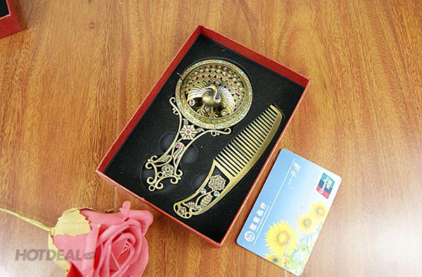 Bộ Quà Tặng Gương Lược