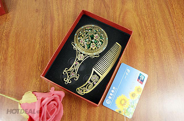 Bộ Quà Tặng Gương Lược
