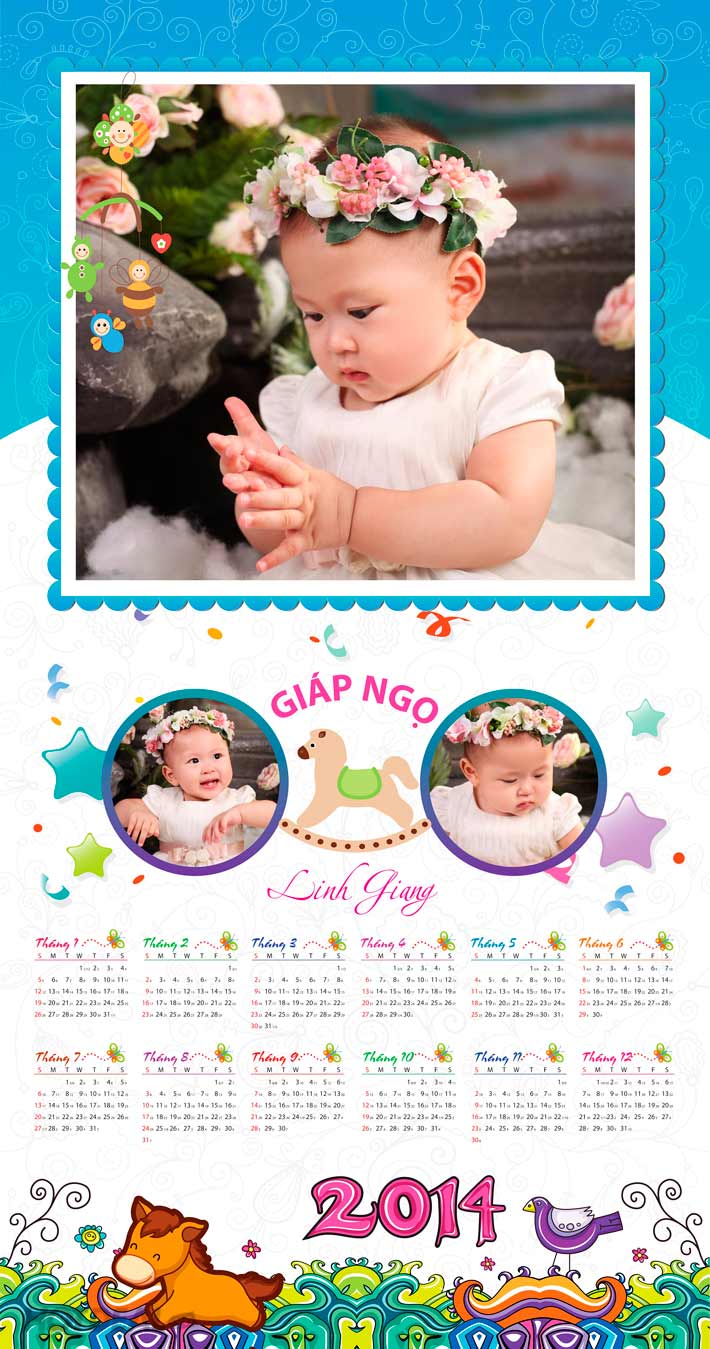 lich-nam-2019-dep-17 | Cute calendar, Calendar 2019 template, Calendar  template