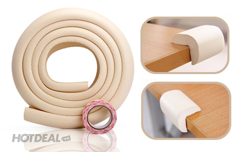 Combo 02 Cuộn Dây Xốp Bịt Cạnh Bàn Chống Va Chạm
