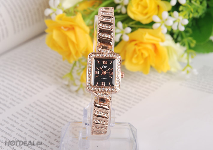 Đồng Hồ Mặt Vu&ocirc;ng D&acirc;y Xoắn