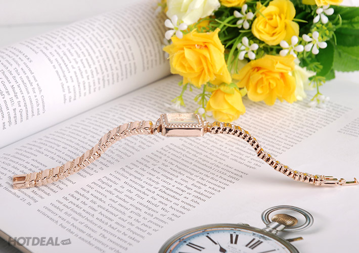 Đồng Hồ Mặt Vu&ocirc;ng D&acirc;y Xoắn