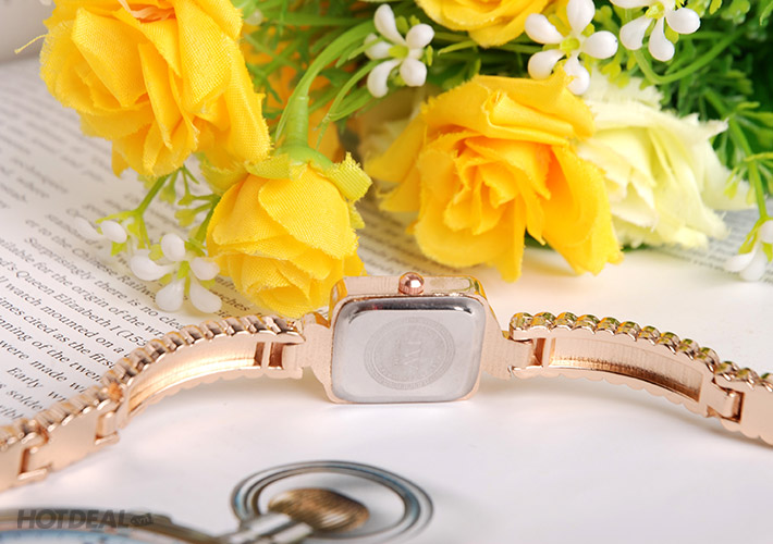 Đồng Hồ Mặt Vu&ocirc;ng D&acirc;y Xoắn