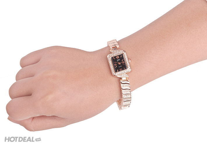 Đồng Hồ Mặt Vu&ocirc;ng D&acirc;y Xoắn