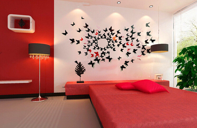 Bộ Trang Trí 12 Con Bướm Đầy Màu Sắc