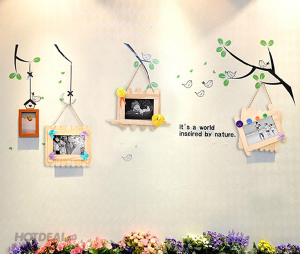 Combo 4 Khung Ảnh Treo Tường Dễ Thương, Xinh Xắn