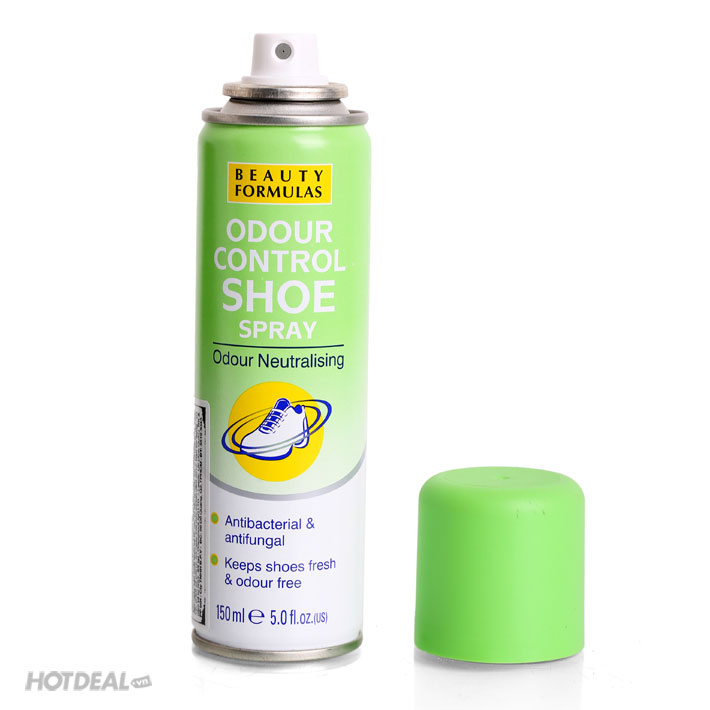 Xịt Khử M&ugrave;i Gi&agrave;y Beauty Formulas 150ml - Nhập Khẩu Anh Quốc