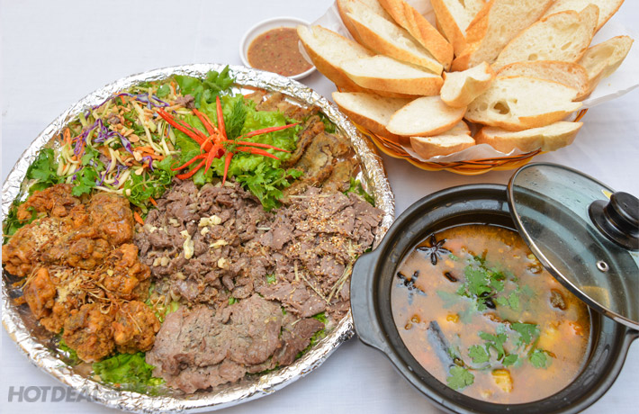 Set Mẹt Gà Hoặc Mẹt Bò 04N Tại Nhà Hàng Vy Anh
