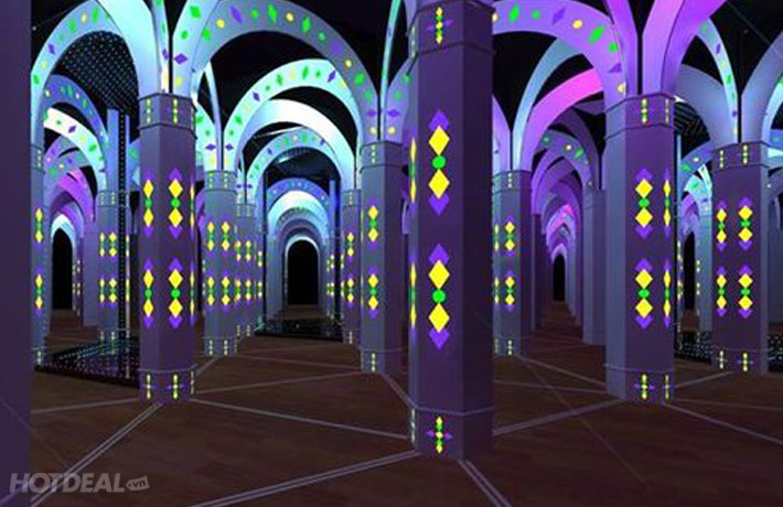 2 Vé Vào Cửa Mê Cung Mirror Maze Tại Vincom Times City