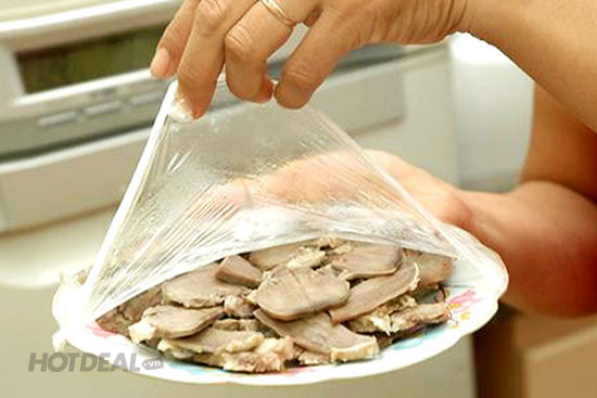 Combo 4 M&agrave;ng Bọc Thực Phẩm Cỡ Lớn