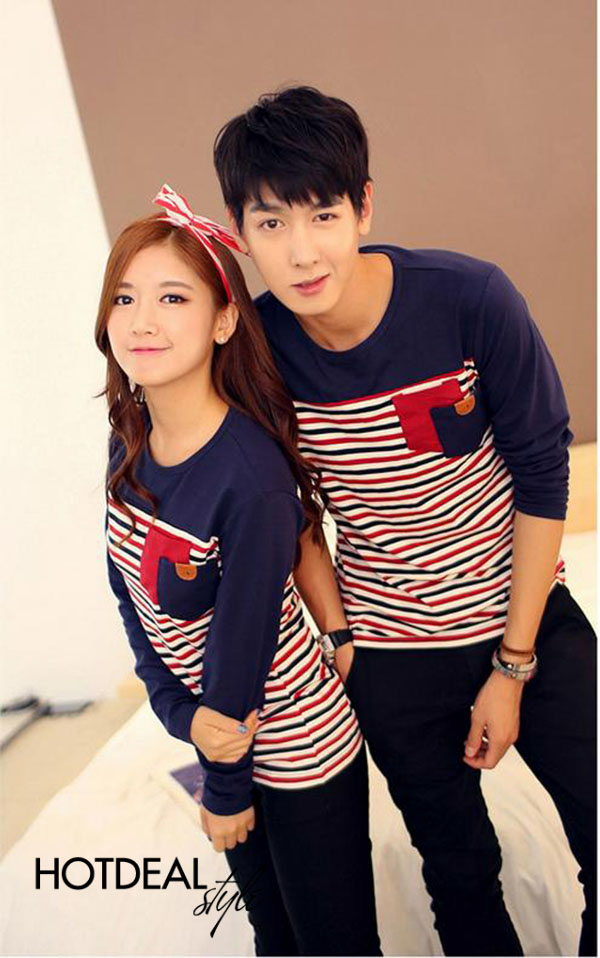 &Aacute;o Thun Sọc Nam/ Nữ