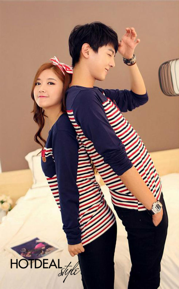 &Aacute;o Thun Sọc Nam/ Nữ