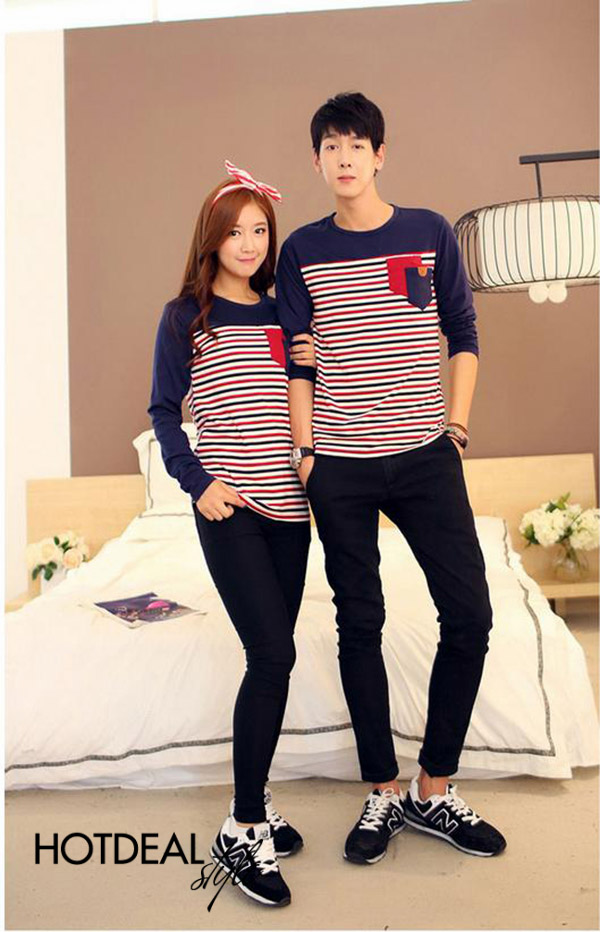 &Aacute;o Thun Sọc Nam/ Nữ