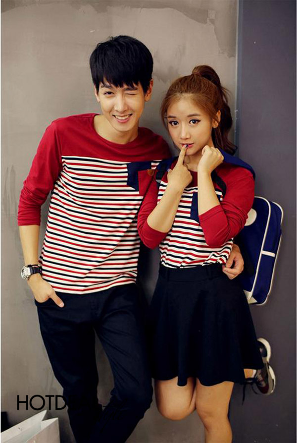 &Aacute;o Thun Sọc Nam/ Nữ