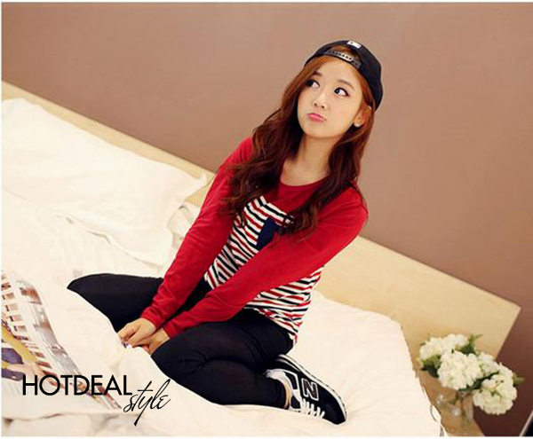 &Aacute;o Thun Sọc Nam/ Nữ