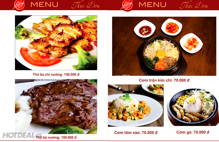 Set Ăn Hàn Quốc 4N Tại Nhà Hàng Gimbap Korea