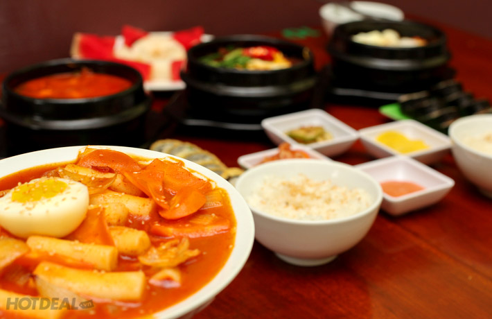 Set Ăn Hàn Quốc 4N Tại Nhà Hàng Gimbap Korea