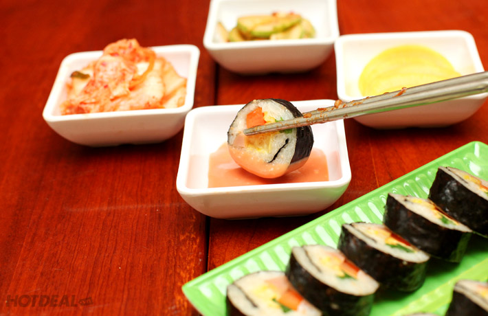Set Ăn Hàn Quốc 4N Tại Nhà Hàng Gimbap Korea