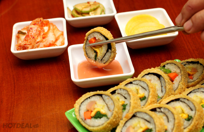 Set Ăn Hàn Quốc 4N Tại Nhà Hàng Gimbap Korea