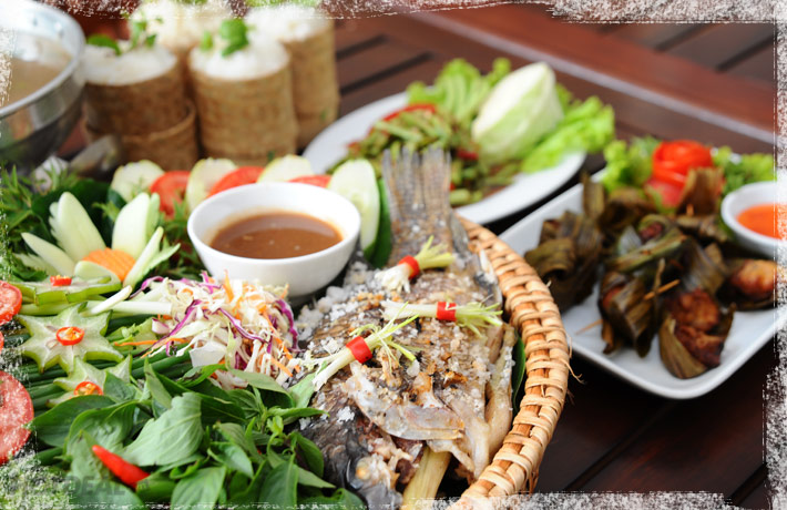 Set Cá Nướng Lào Độc Đáo Cho 4 Người Tại NH Lào Hà Nội