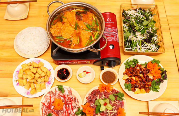 Set Lẩu Ấm Lòng Cho 4N Tại Nhậu Quán 192 Thái Thịnh