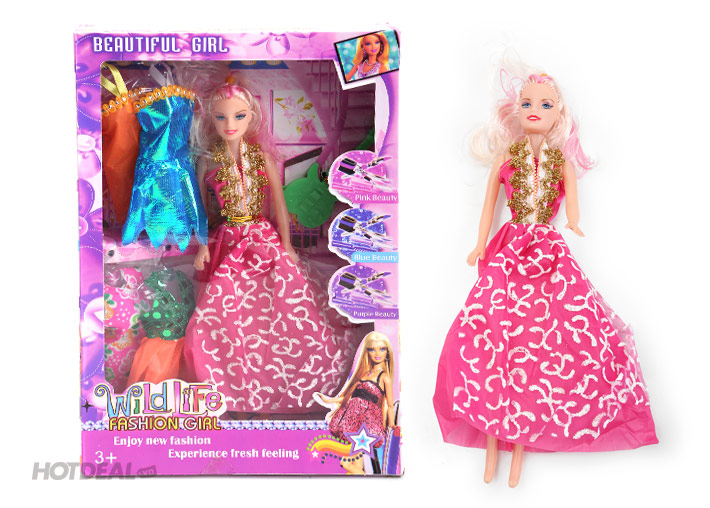 15 bức tranh tô màu công chúa Barbie được các bé yêu thích
