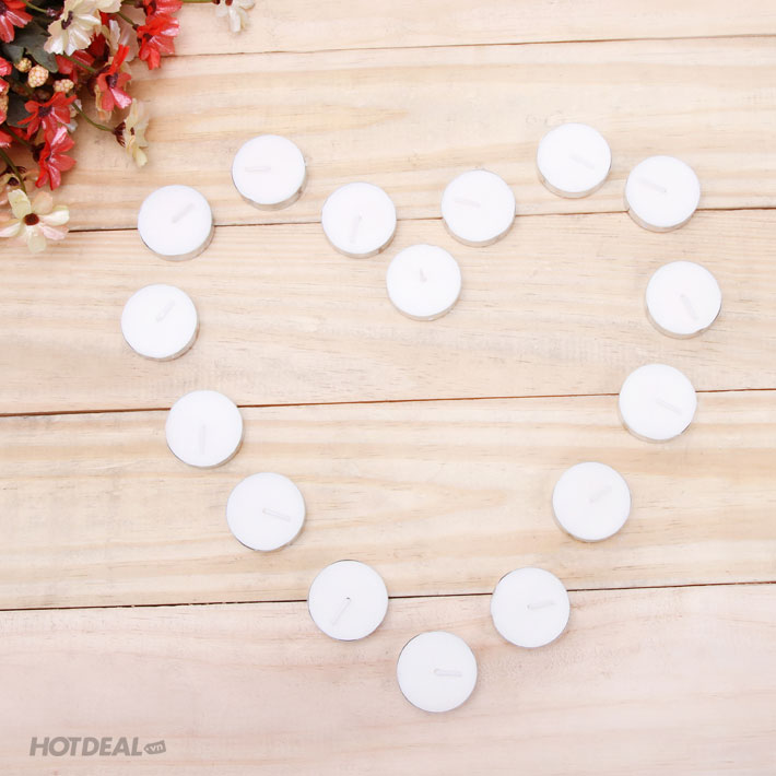 Hộp 100 Nến Tealight Trắng