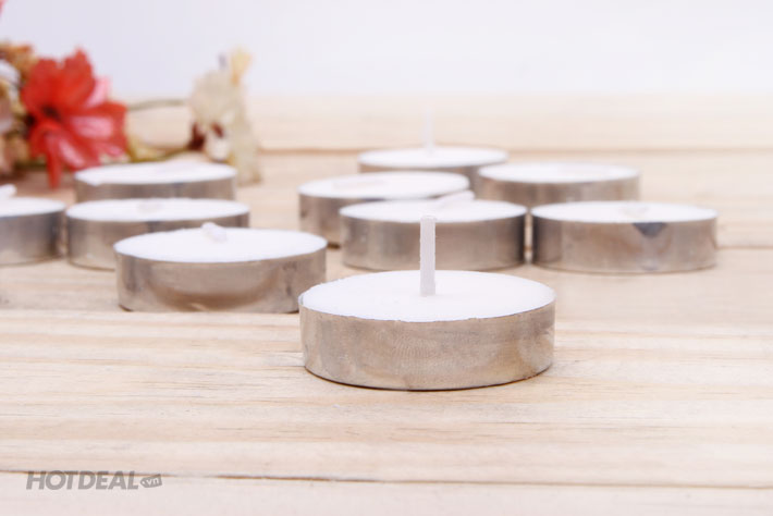 Hộp 100 Nến Tealight Trắng