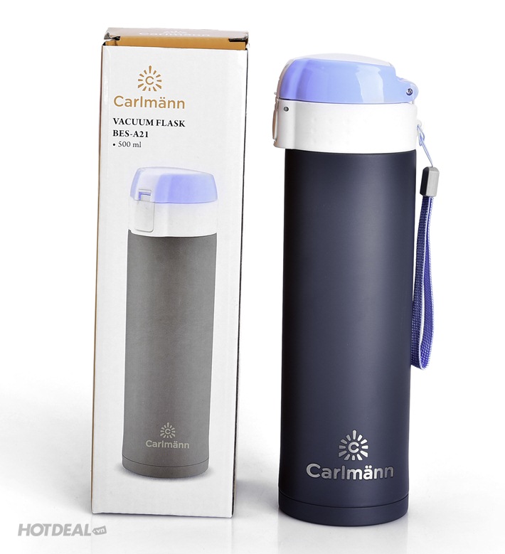 B&igrave;nh Giữ Nhiệt N&oacute;ng Lạnh 500ml Carlmann