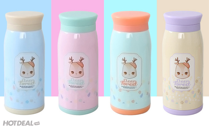 Bình Giữ Nhiệt Cao Cấp Phong Cách Hàn Quốc 500 ml (Chọn Màu)
