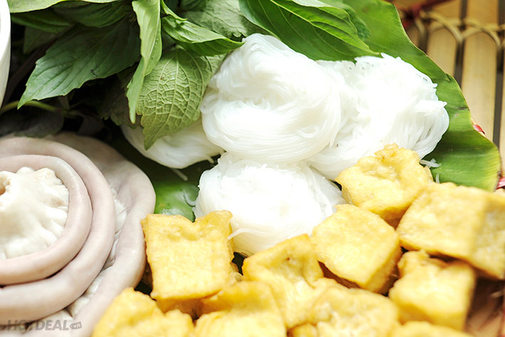 Combo Bún Đậu Tá Lả + 2 Ly Nước Sấu Cho 2 Người Tại Quán Hà Nội Xưa