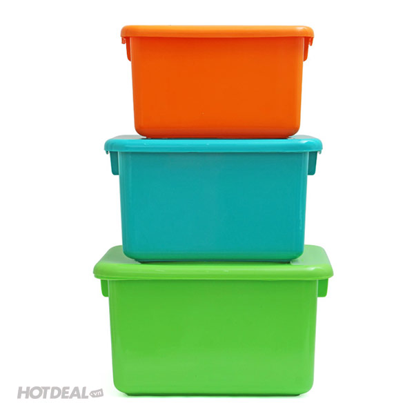 Thùng Đựng Gạo 5Kg Tashing Plastic Loại Trung Có Nắp Đậy Chắc Chắn