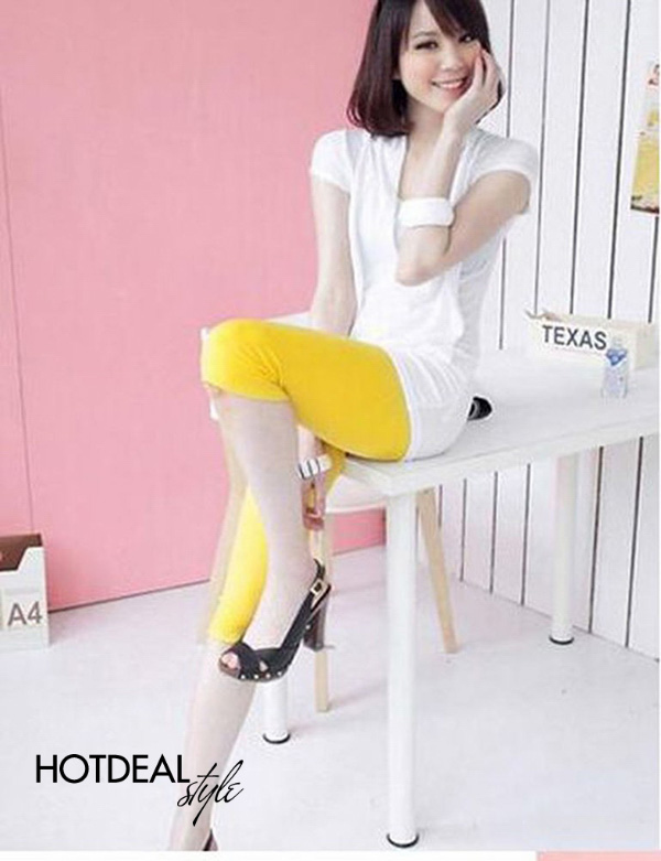 Quần Legging Sắc Màu