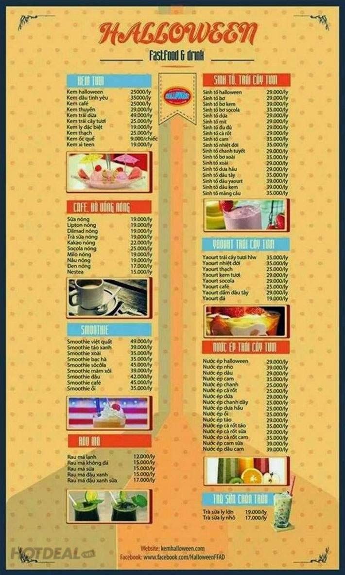 Halloween Ice Cream - Thưởng Thức Kem Tươi Và Đồ Uống Toàn Menu