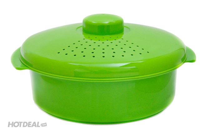 Bộ 3 Thố Luộc Rau Củ Trong L&ograve; Viba - Nhựa Xuất Khẩu Tashuan