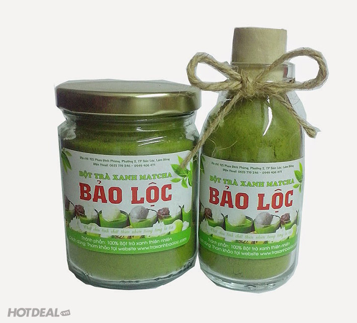 100gr Trà Xanh Matcha Bảo Lộc Nguyên Chất
