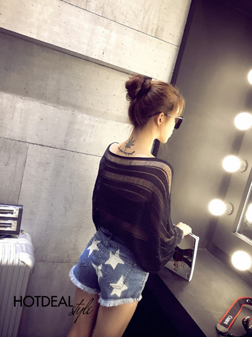 Áo Lưới Tay Bo Sành Điệu