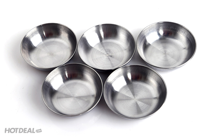 Combo 10 Chén Inox Làm Bánh Bèo