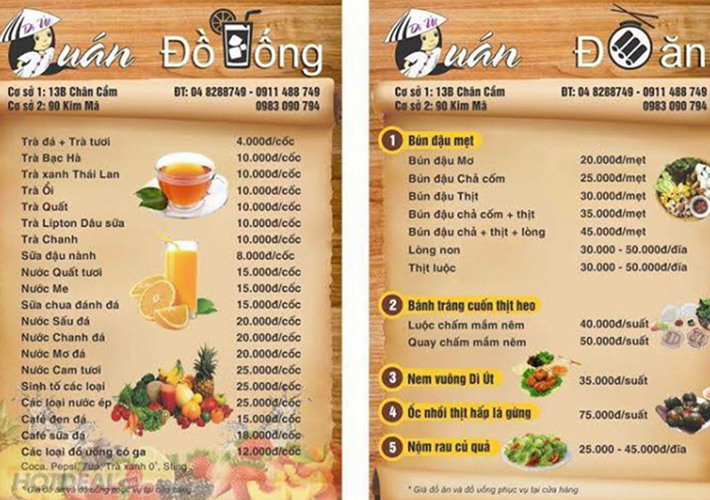 Combo Bún Đậu + Bánh Xèo Cho 2 – 3 Người Tại NH Dì Út Quán