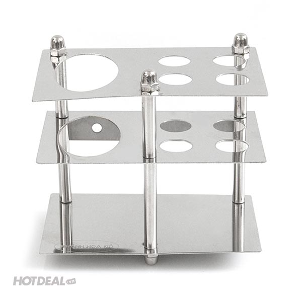 Kệ Đựng Dụng Cụ Kem Đ&aacute;nh Răng Inox Vu&ocirc;ng Loại I