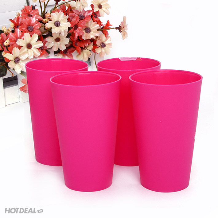 Bộ 4 Ly Nhựa Uống Nước UBL (KD0012)
