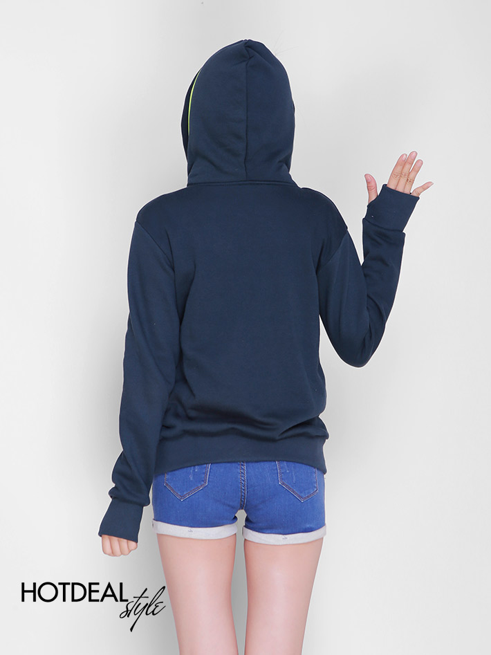 Áo Khoác Xỏ Ngón Phối Màu Neon
